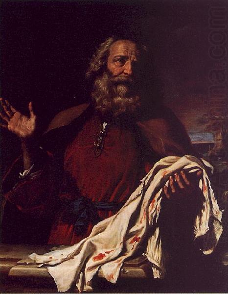  Giovanni Francesco  Guercino Jacob Receiving Joseph's Coat china oil painting image